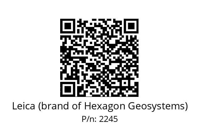   Leica (brand of Hexagon Geosystems) 2245