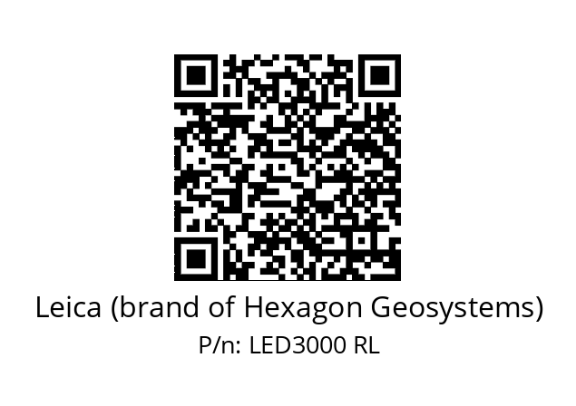   Leica (brand of Hexagon Geosystems) LED3000 RL