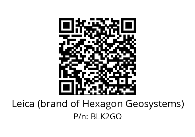   Leica (brand of Hexagon Geosystems) BLK2GO