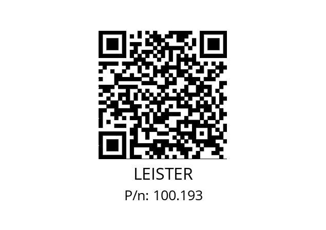   LEISTER 100.193