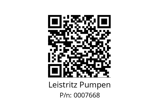   Leistritz Pumpen 0007668