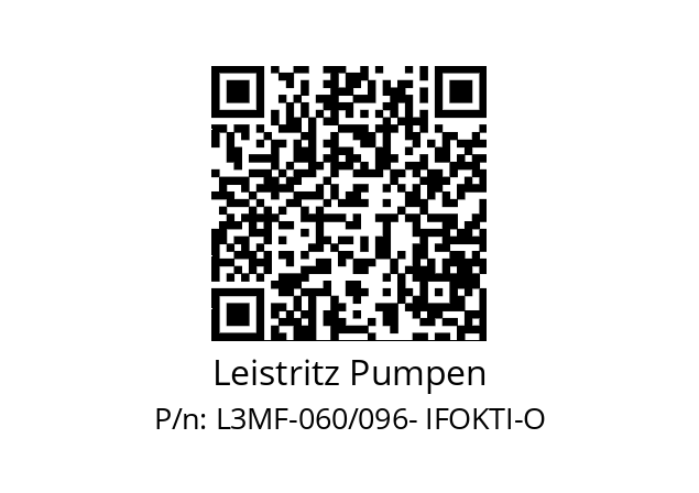   Leistritz Pumpen L3MF-060/096- IFOKTI-O