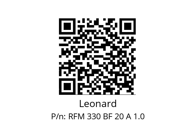   Leonard RFM 330 BF 20 A 1.0