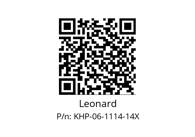   Leonard KHP-06-1114-14X