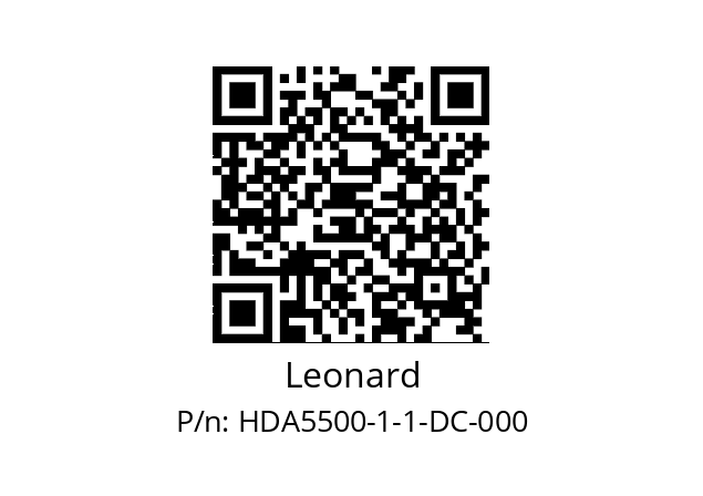   Leonard HDA5500-1-1-DC-000