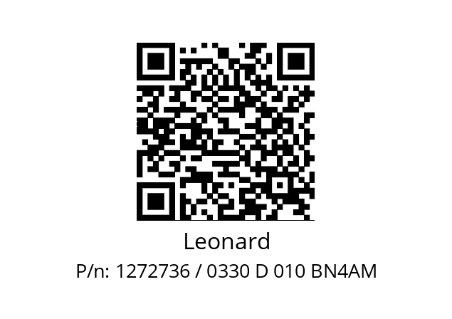   Leonard 1272736 / 0330 D 010 BN4AM