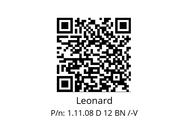   Leonard 1.11.08 D 12 BN /-V