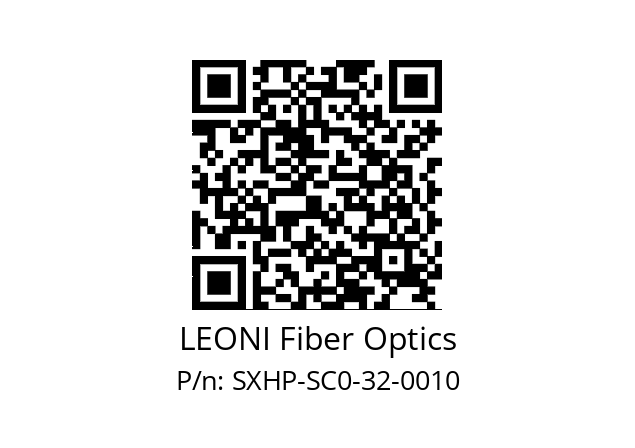   LEONI Fiber Optics SXHP-SC0-32-0010