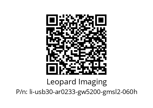   Leopard Imaging li-usb30-ar0233-gw5200-gmsl2-060h