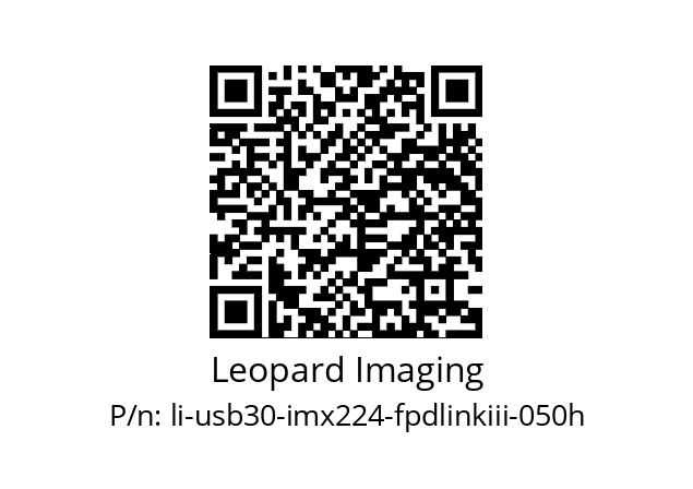   Leopard Imaging li-usb30-imx224-fpdlinkiii-050h