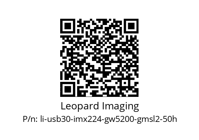   Leopard Imaging li-usb30-imx224-gw5200-gmsl2-50h