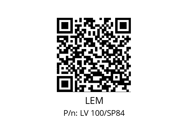   LEM LV 100/SP84