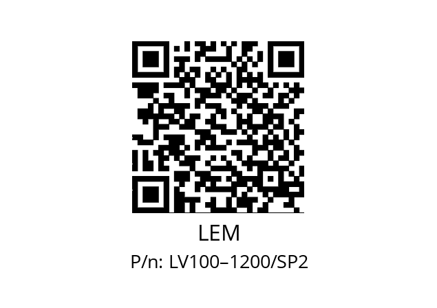   LEM LV100–1200/SP2