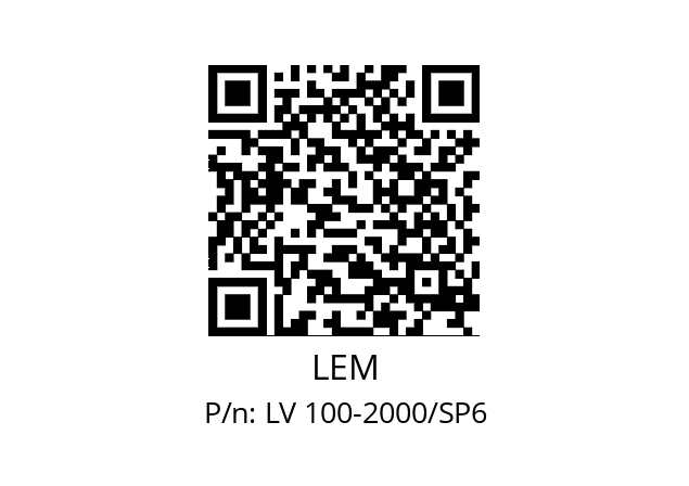   LEM LV 100-2000/SP6