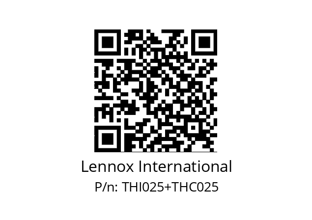   Lennox International THI025+THC025