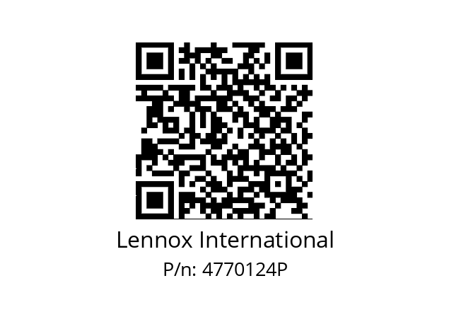   Lennox International 4770124P