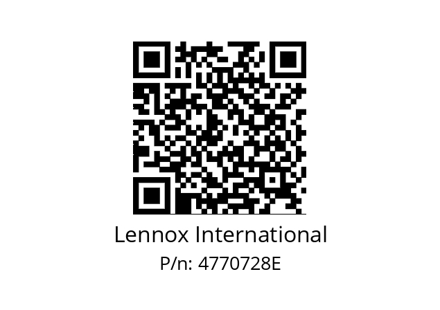   Lennox International 4770728E