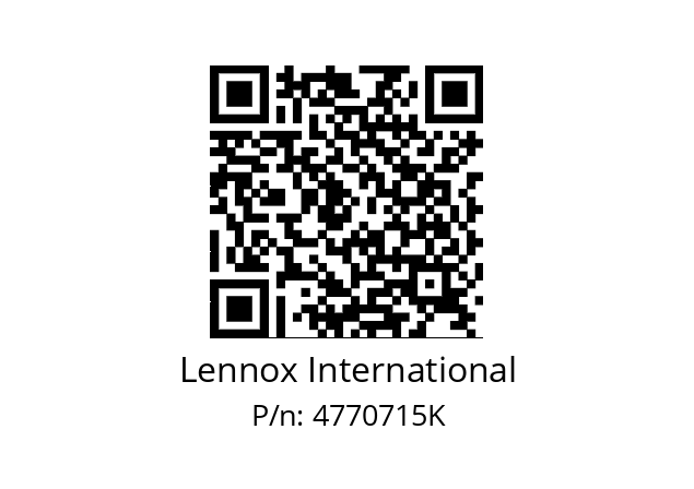   Lennox International 4770715K