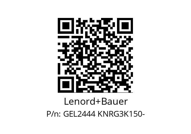   Lenord+Bauer GEL2444 KNRG3K150-