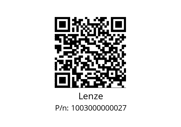   Lenze 1003000000027