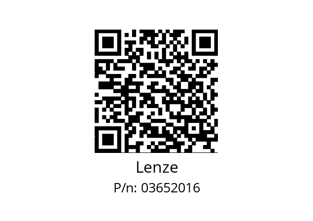   Lenze 03652016