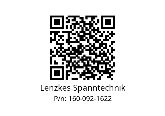   Lenzkes Spanntechnik 160-092-1622