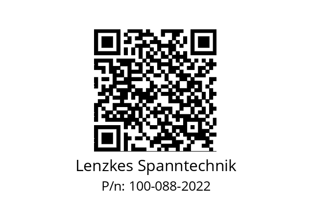   Lenzkes Spanntechnik 100-088-2022