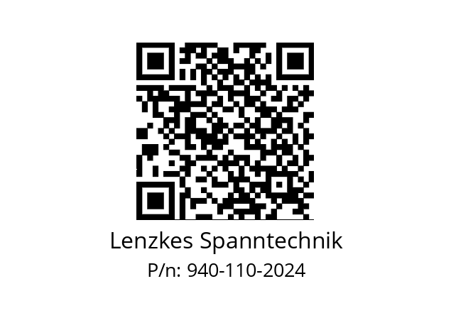   Lenzkes Spanntechnik 940-110-2024