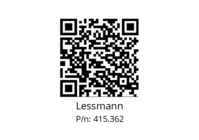   Lessmann 415.362