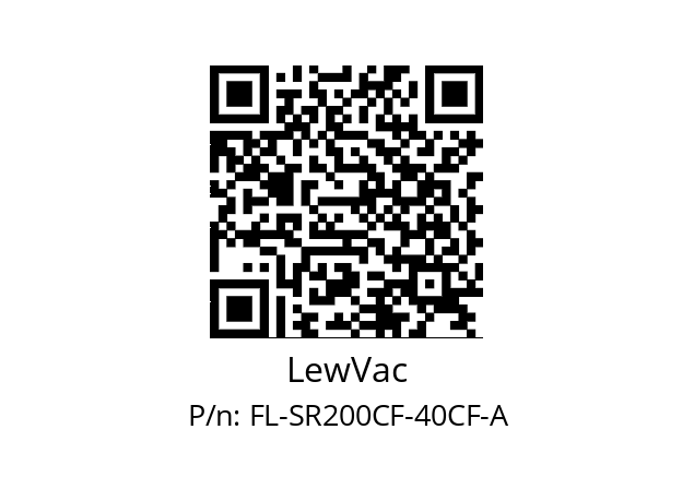   LewVac FL-SR200CF-40CF-A