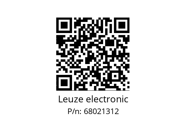   Leuze electronic 68021312