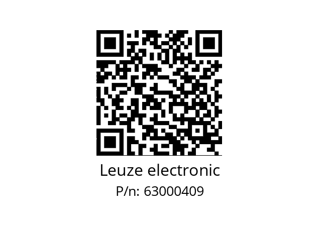   Leuze electronic 63000409