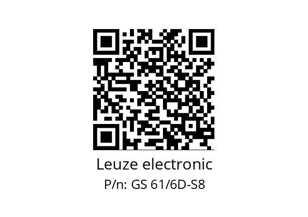   Leuze electronic GS 61/6D-S8