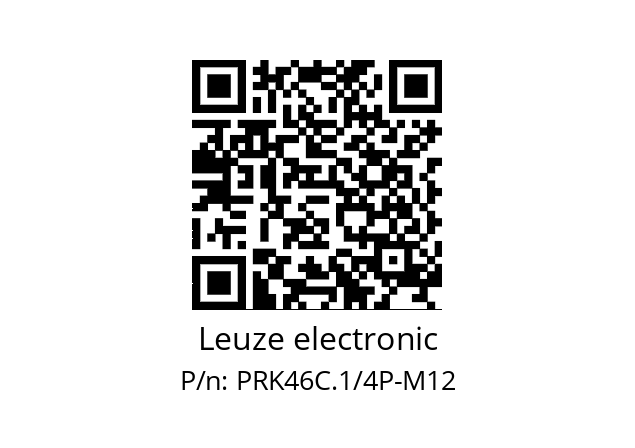   Leuze electronic PRK46C.1/4P-M12