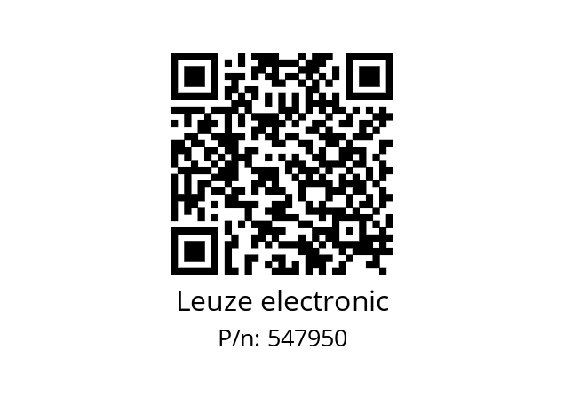   Leuze electronic 547950