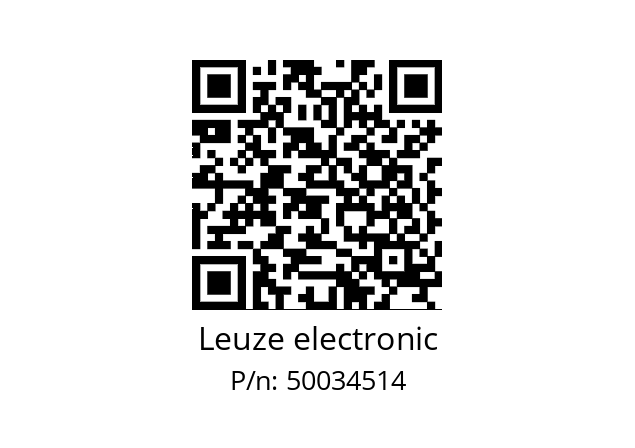   Leuze electronic 50034514