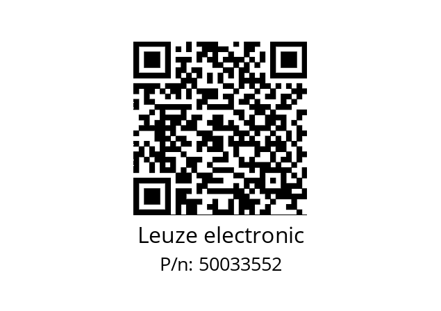   Leuze electronic 50033552