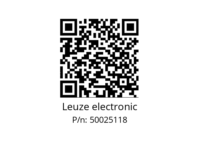   Leuze electronic 50025118