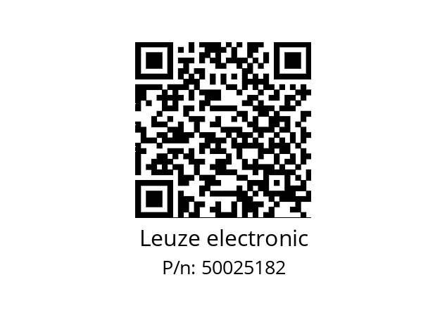   Leuze electronic 50025182