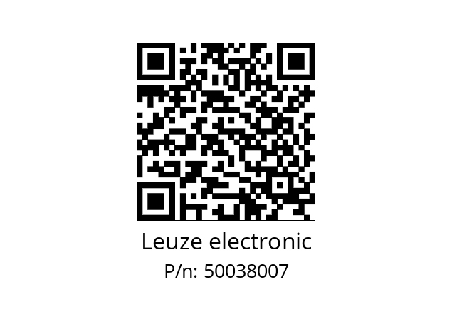   Leuze electronic 50038007