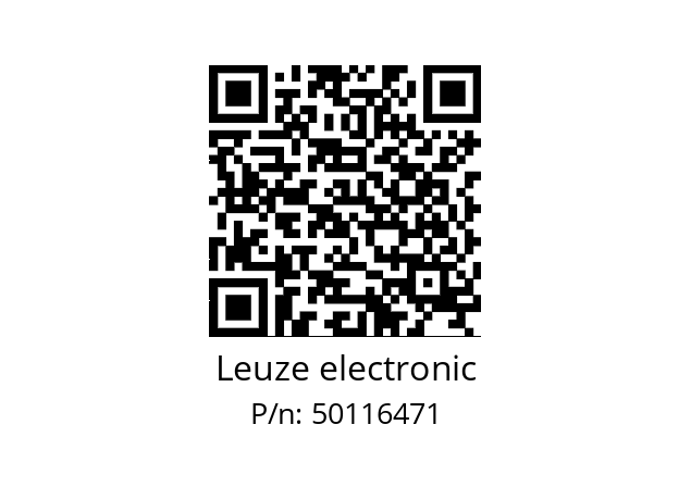   Leuze electronic 50116471