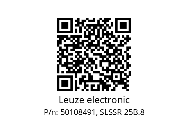   Leuze electronic 50108491, SLSSR 25B.8