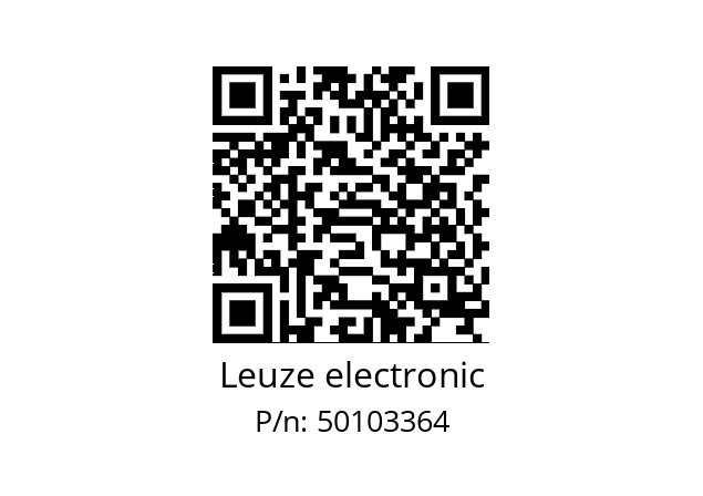   Leuze electronic 50103364