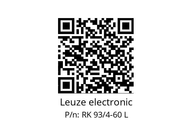   Leuze electronic RK 93/4-60 L