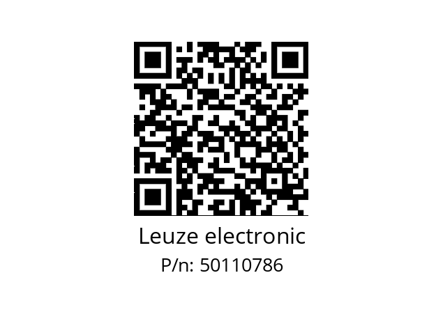   Leuze electronic 50110786