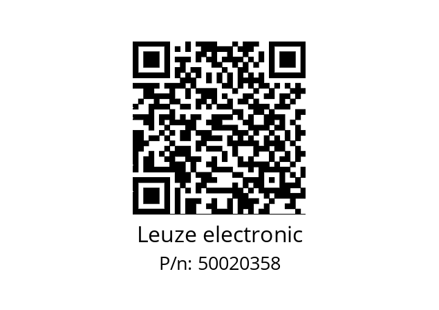   Leuze electronic 50020358