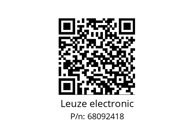   Leuze electronic 68092418