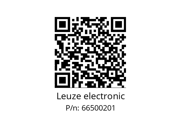   Leuze electronic 66500201