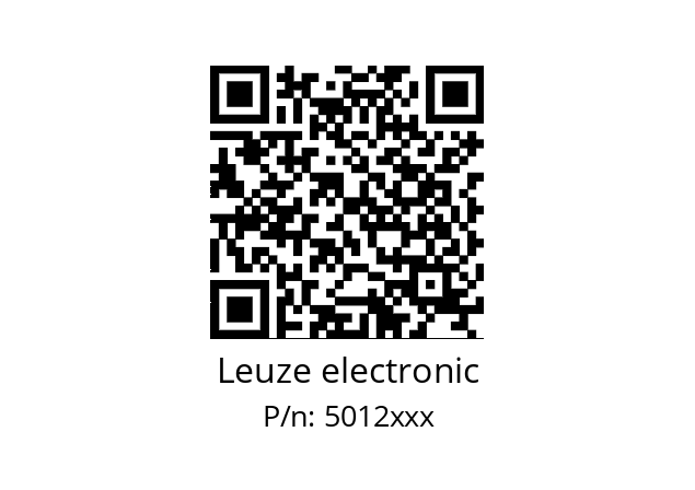   Leuze electronic 5012xxx