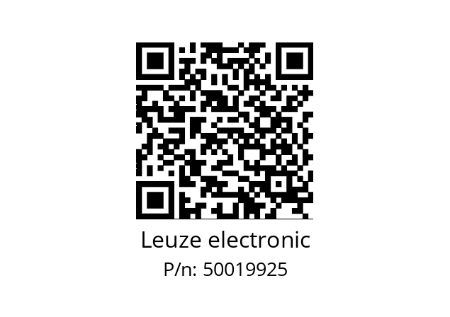   Leuze electronic 50019925